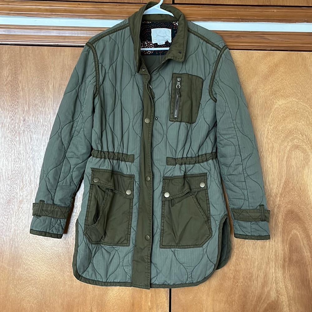 Anthropologie quilted jacket